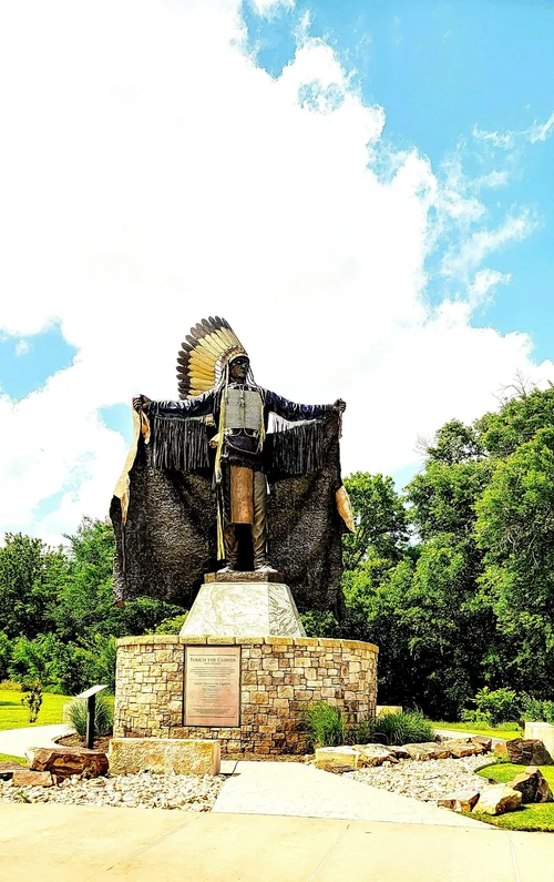Statue at UCO in Edmond, OK