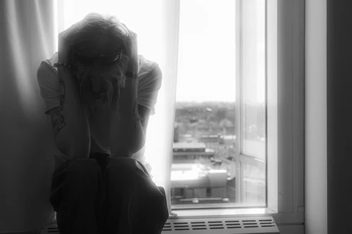 Teenager with anxiety