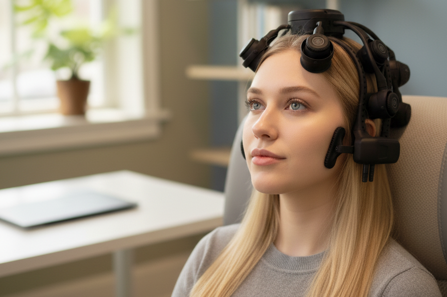 Training on a Freedom10 with Brainmaster