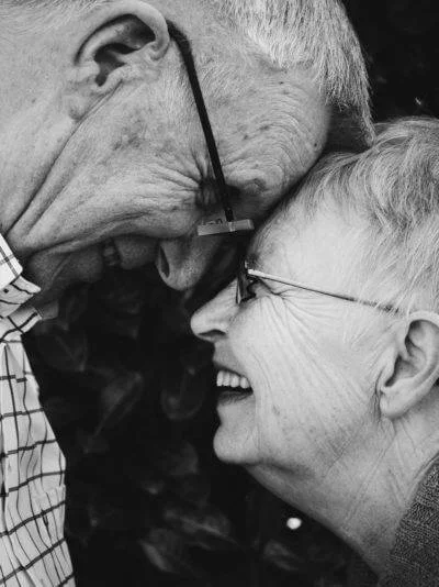 older couple in love