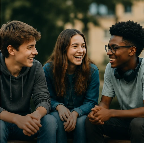 Teens Talking to each other
