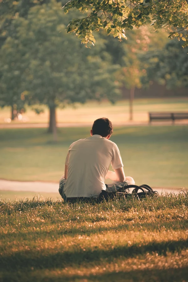 Man in Edmond OK receiving support through men's counseling